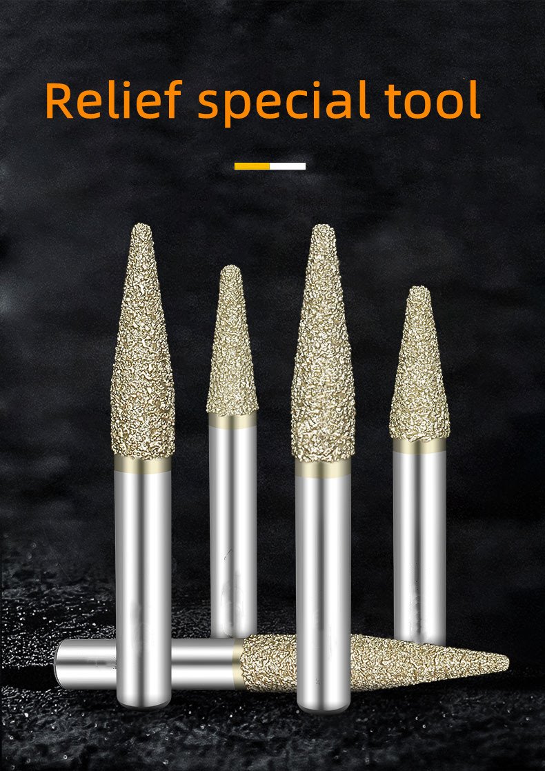 Brazed relief sculpture knife